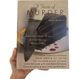 A Taste of Murder Cookbook First Edition 1999 culinary mystery